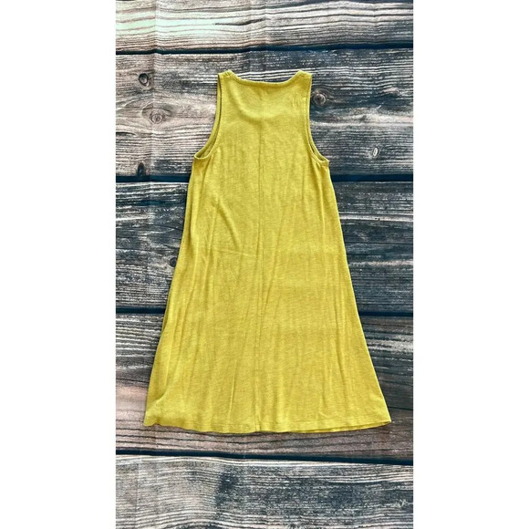 Madewell Women's XS Yellow Highpoint Tank Dress Knee Length Casual - Picture 4 of 4
